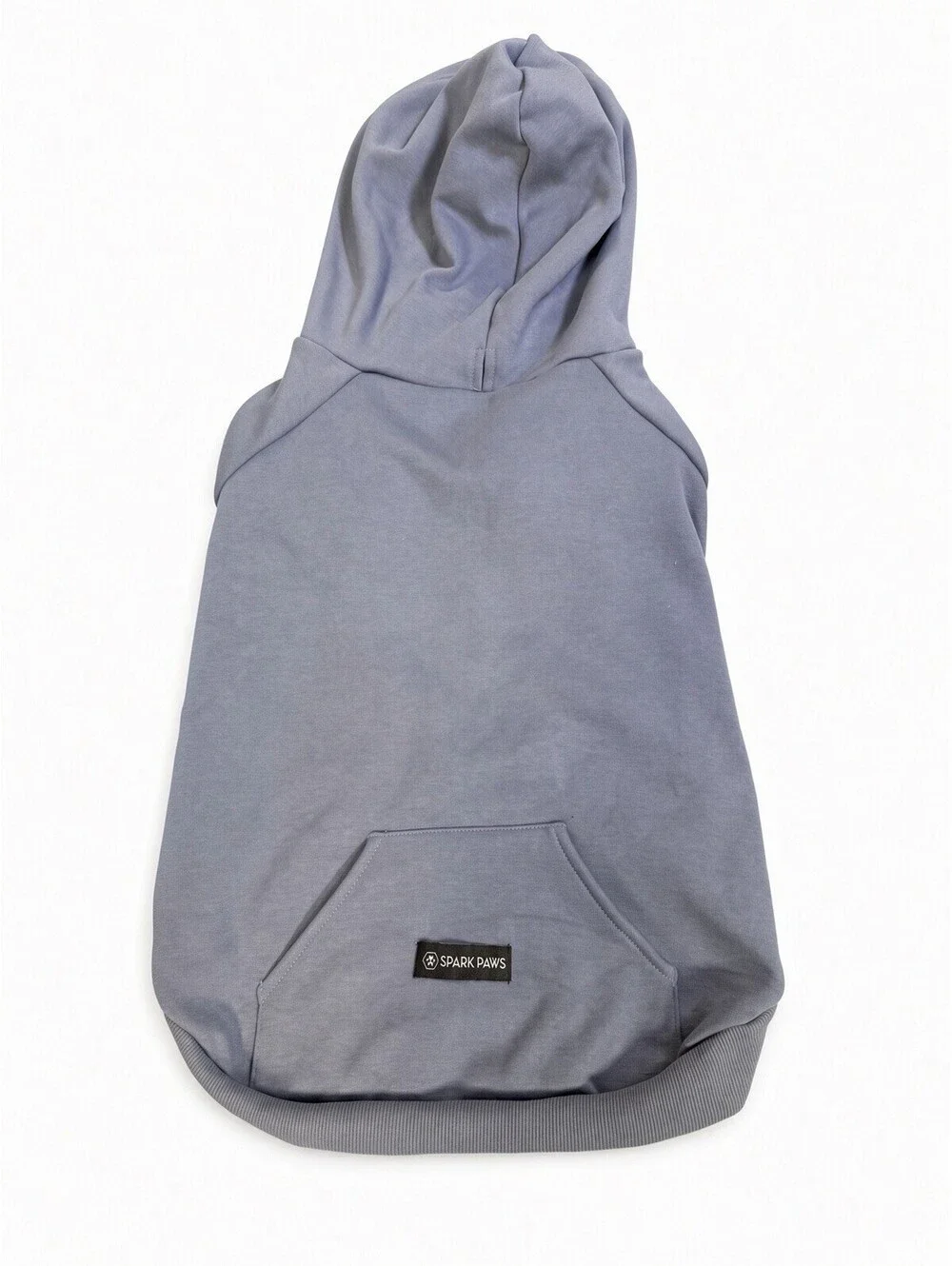 Spark Paws Dog Hoodie 3XL Blue Fleece Lined Pullover Pet Sweatshirt Pocket NWT